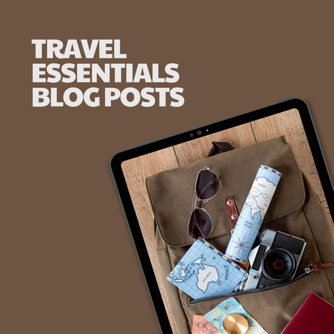 Travel Essentials – 5 Pre-Written Articles